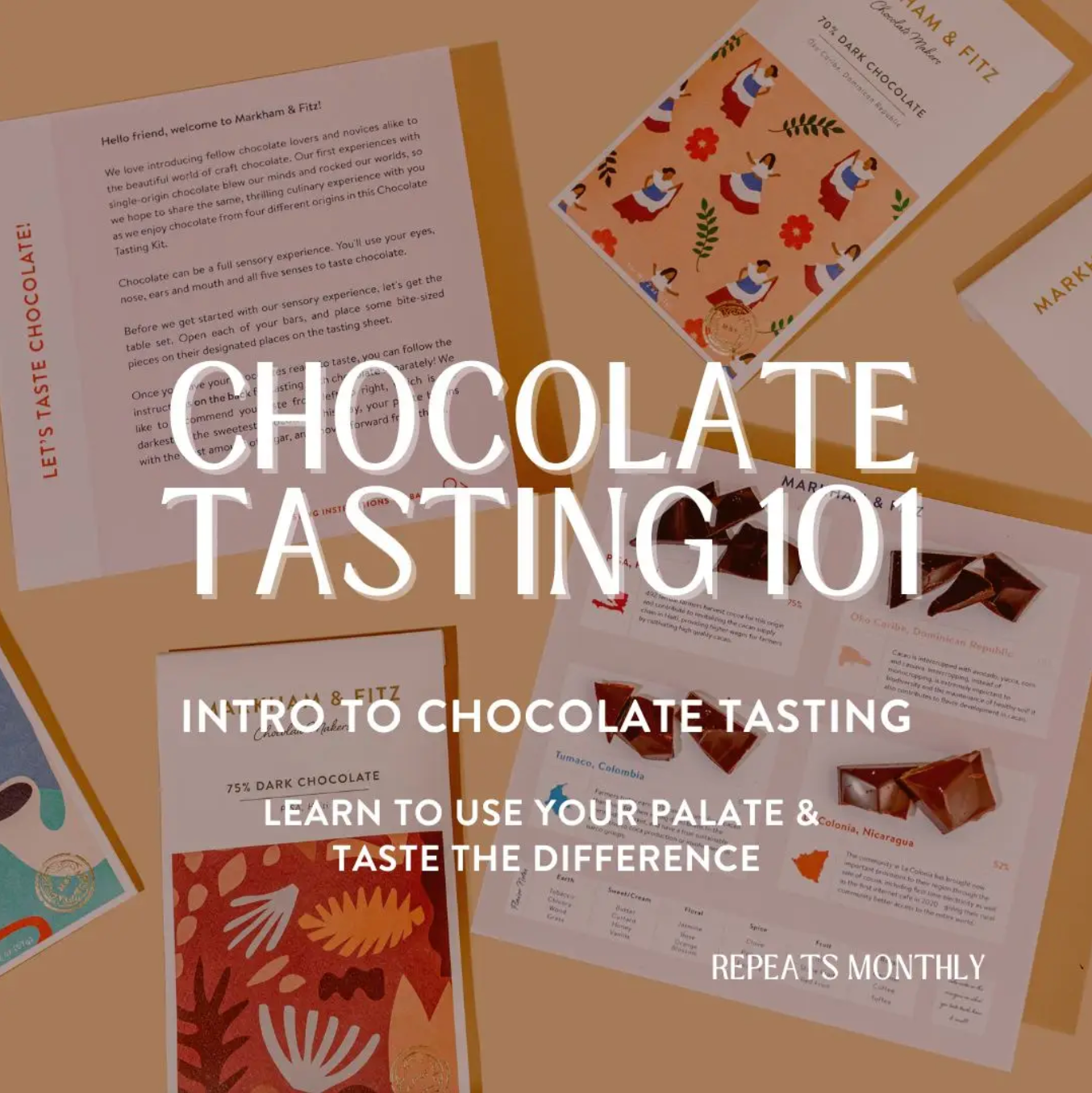 Chocolate Tasting 101 at Markham and Fitz
